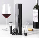 Kit Abridor de Vinho Elétrico-  Kit Elegante com Acessórios a Pilha