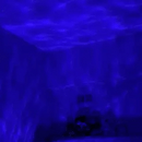 Abajur Projetor de Ondas com Som - Envio imediato