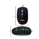 Kit de Teclado e Mouse Gamer Exbom BK-G550