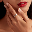 Anel do Abraço Prata 925 (ajustável) 💍 Frete Grátis