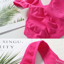 Sutiã esportivo feminino Respirável de Algodão