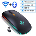 Mouse Wireless Bluetooth RGB Recarregável iMice - Envio Grátis