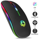 Mouse Wireless Bluetooth RGB Recarregável iMice - Envio Grátis