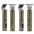 Display lcd t9 barbeador elétrico 0mm barbeador aparador de cabelo eletrodomésticos viagem barbeiro máquina de barbear para homens aparador homem