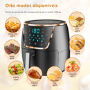 Air Fryer Fritadeira elétrica Sem Óleo 6,5L 1700W - Controle inteligente e múltiplas funções de utilização
