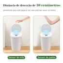 Lixeira Inteligente com Sensor - 12 Litros