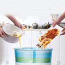 Saco de lixo biodegradável, engrossado, amido ampliado