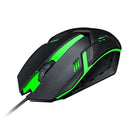 Mouse Gamer ALFA USB com 3200 DPI, LED RGB e Design com Fio JX-M20