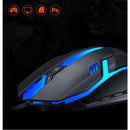 Mouse Gamer ALFA USB com 3200 DPI, LED RGB e Design com Fio JX-M20