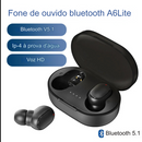 Fone de Ouvido Bluetooth Sem Fio HiFi 5.1 IPX4, Esportivo com Estojo de Carregamento Portátil